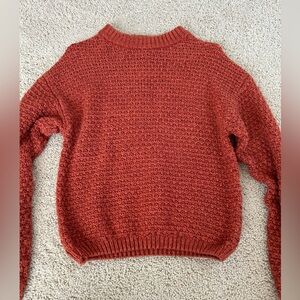 Burnt orange sweater